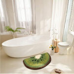 Kiwi Fruit Bath Mats Cute Bathroom Rugs, Particularly Absorbent - Image 5
