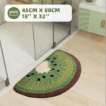 Kiwi Fruit Bath Mats Cute Bathroom Rugs, Particularly Absorbent - Image 4