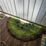 Kiwi Fruit Bath Mats Cute Bathroom Rugs, Particularly Absorbent - Image 3